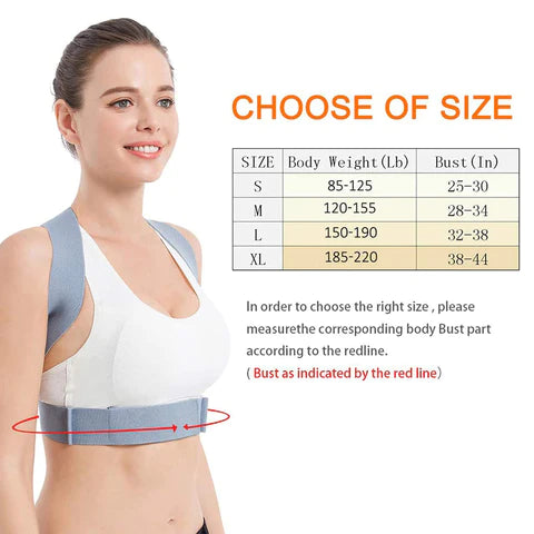 Fully Adjustable Posture Corrector For Pain Relief Of Lower And Upper Back Spine