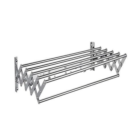 Wall Mounted Retractable Airers Folding Extendible Dryer Rack