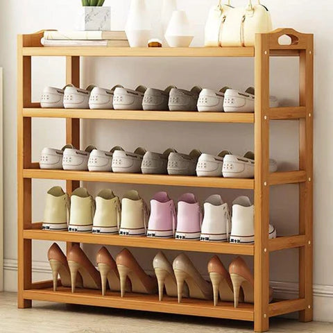 Stylish Wooden Shoe Organiser Rack