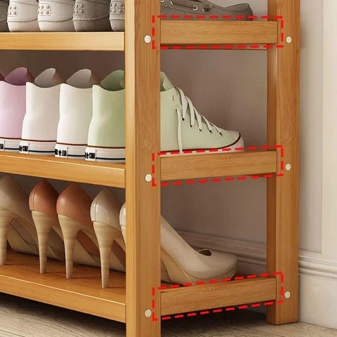 Stylish Wooden Shoe Organiser Rack