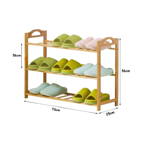 Stylish Wooden Shoe Organiser Rack