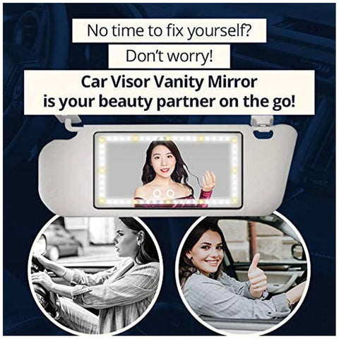 Car Visor Vanity Makeup Mirror