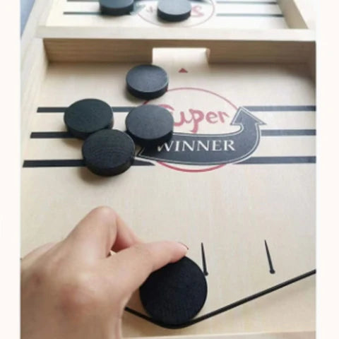 Sale Bouncing Chess Hockey Slingshot Board Game