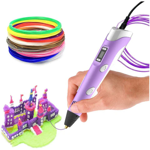 3D Printing Pen For Kids With Adjustable Speed And Temperature