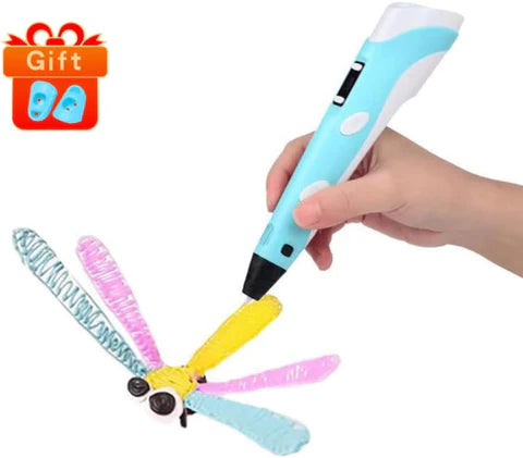 3D Printing Pen For Kids With Adjustable Speed And Temperature