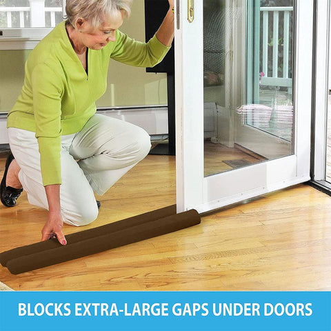 Door Draft Stopper - Sound And Air Blocker Bottom Doorway Guard